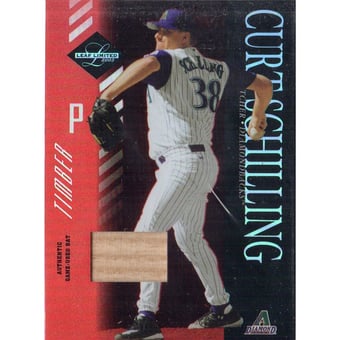 2003 Leaf Limited Timber #115 C.Schilling D'backs Throw