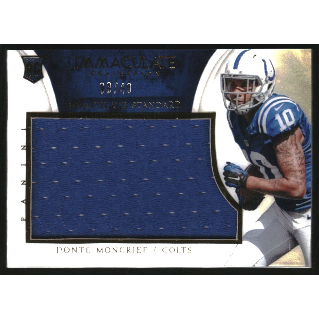 2014 Immaculate Collection Immaculate Standard #ISDM Donte Moncrief/49 2014 Immaculate Collection Immaculate Standard #ISDM Donte Moncrief/49
