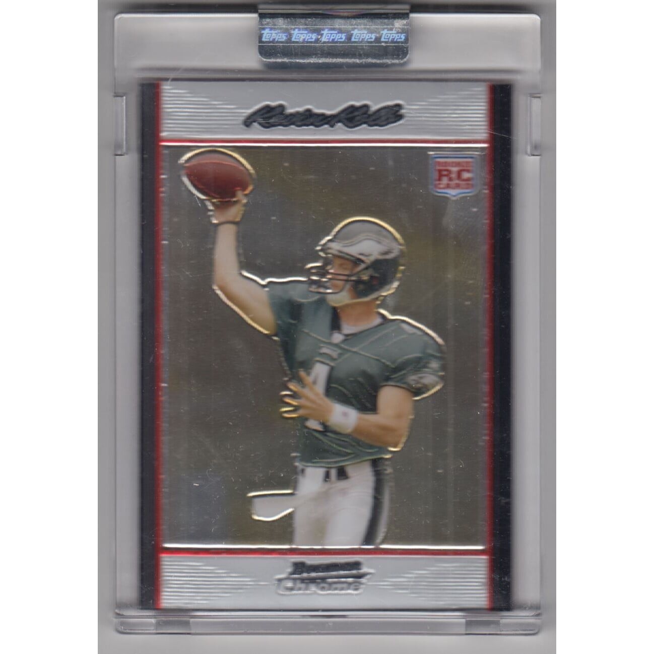 2007 Bowman Chrome Rookie Autographs Uncirculated #BC60 Kevin Kolb. rookie card picture