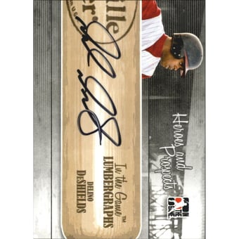2011 ITG Heroes and Prospects Lumbergraphs Autographs #DD Delino DeShields S2