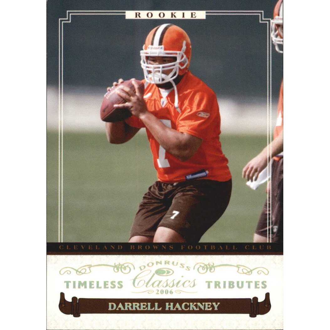 2006 Donruss Classics Timeless Tributes Gold #206 Darrell Hackney. rookie card picture