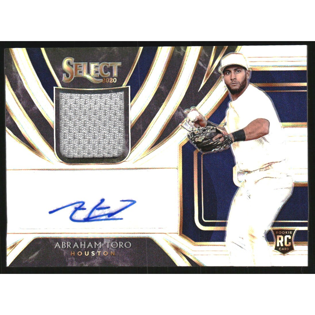 2020 Select Rookie Jersey Autographs Prizms Holo #44 Abraham Toro 2020 Select Rookie Jersey Autographs Prizms Holo #44 Abraham Toro