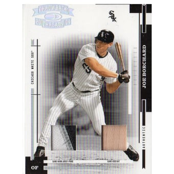 2004 Throwback Threads Material Combo Prime #48 Joe Borchard Bat-Jsy/5
