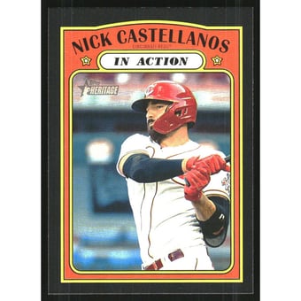 2021 Topps Heritage Black Border #126 Nick Castellanos IA