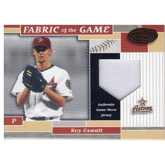 2002 Leaf Certified Fabric of the Game #127BA Roy Oswalt/100