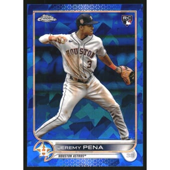 2022 Topps Chrome Update Sapphire #US253 Jeremy Pena RC