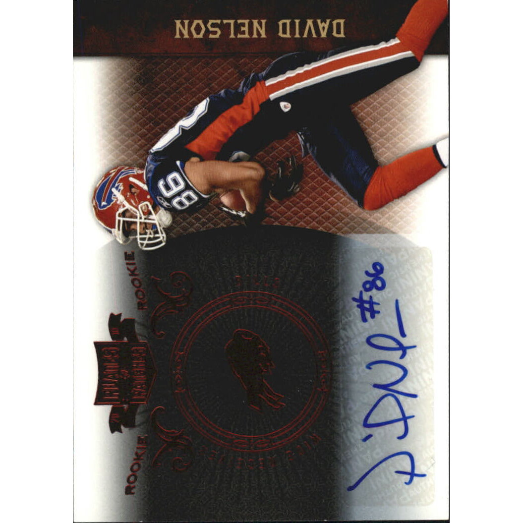 2010 Panini Plates and Patches #123 David Nelson AU/249 RC. rookie card picture
