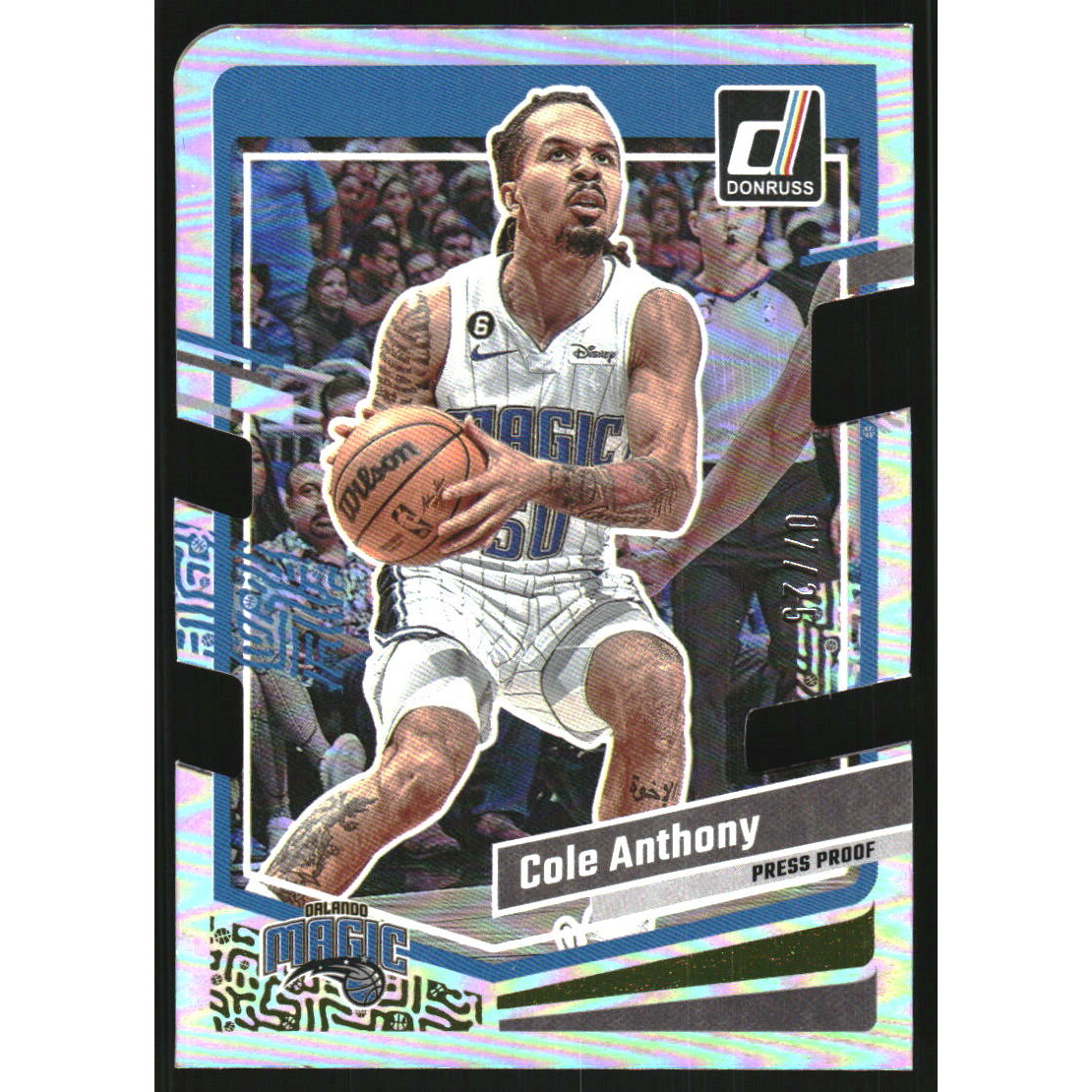 2023-24 Donruss Press Proof Gold Die-Cut #163 Cole Anthony