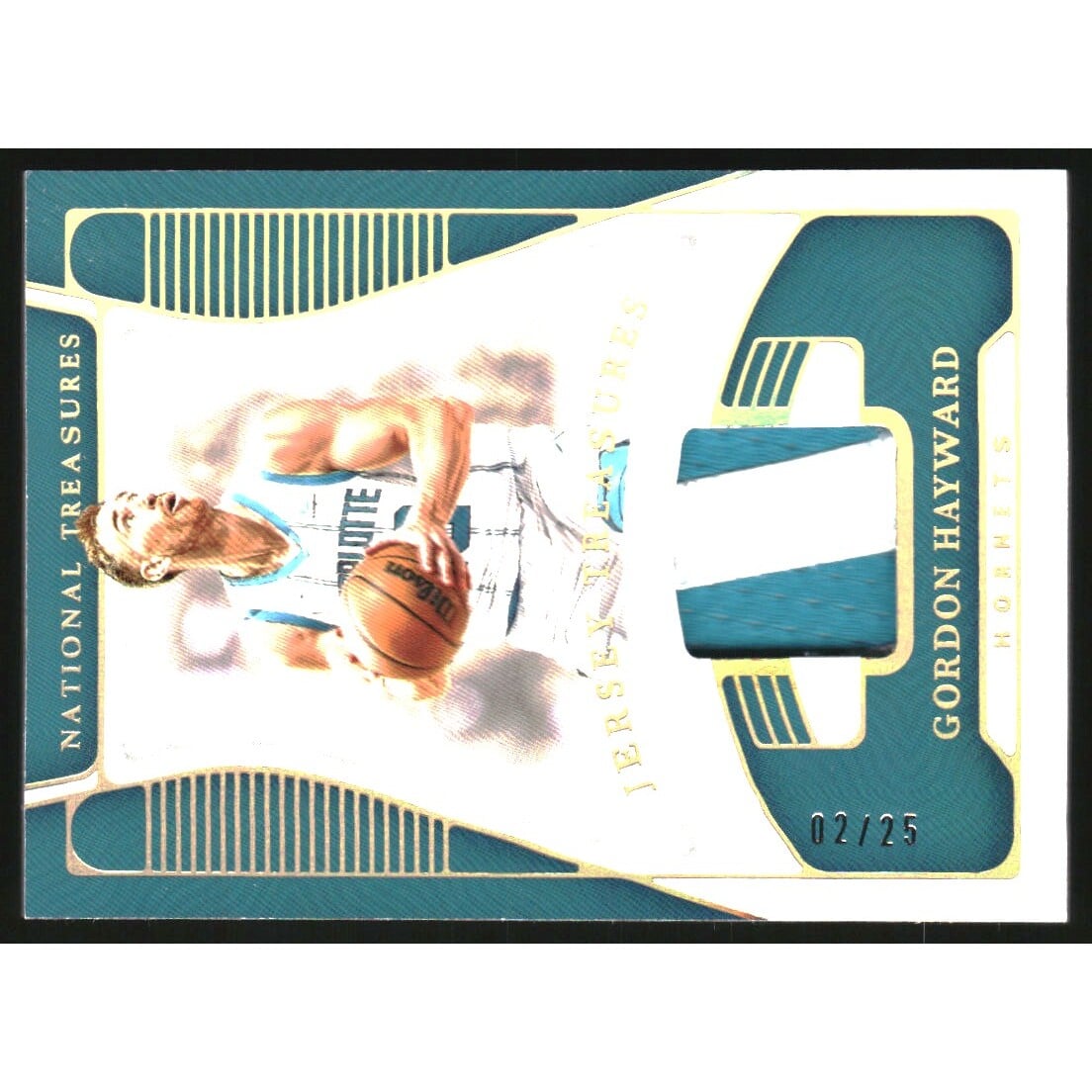 2021-22 Panini National Treasures Jersey Treasures Prime #51 Gordon Hayward/25
