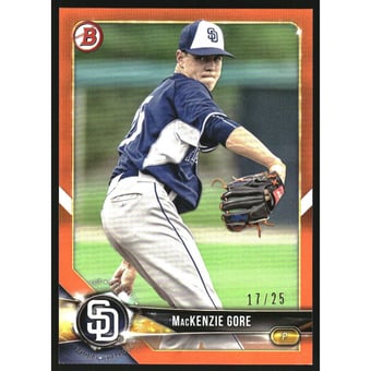 2018 Bowman Prospects Orange #BP131 MacKenzie Gore