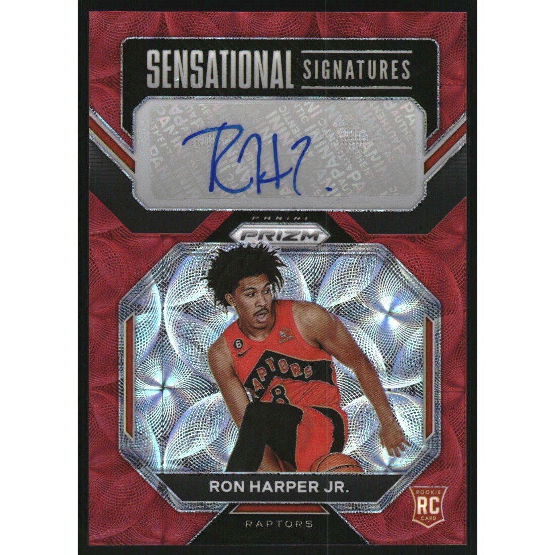 2022-23 Panini Prizm Sensational Signatures Prizms Choice #57 Ron Harper Jr.. rookie card picture