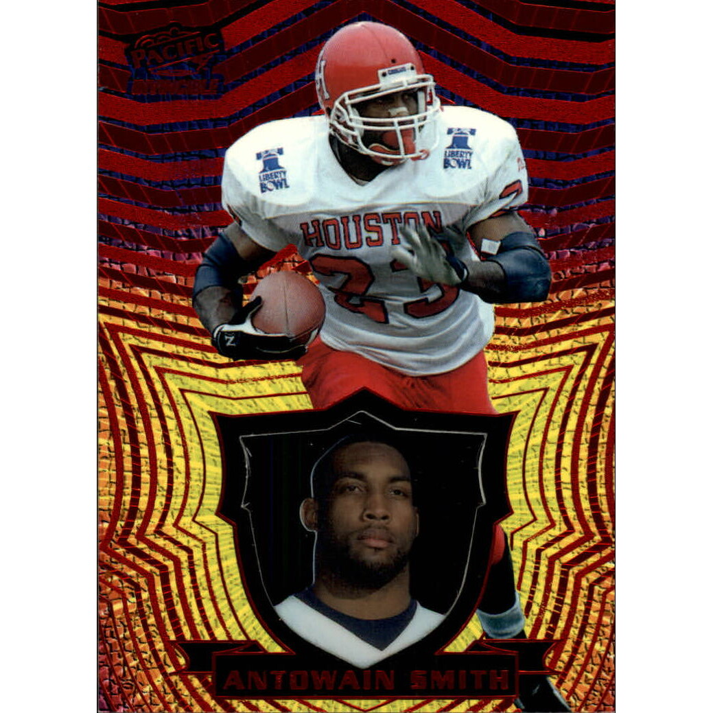 1997 Pacific Invincible Red #18 Antowain Smith 1997 Pacific Invincible Red #18 Antowain Smith