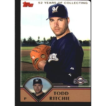 2003 Topps Black #442 Todd Ritchie
