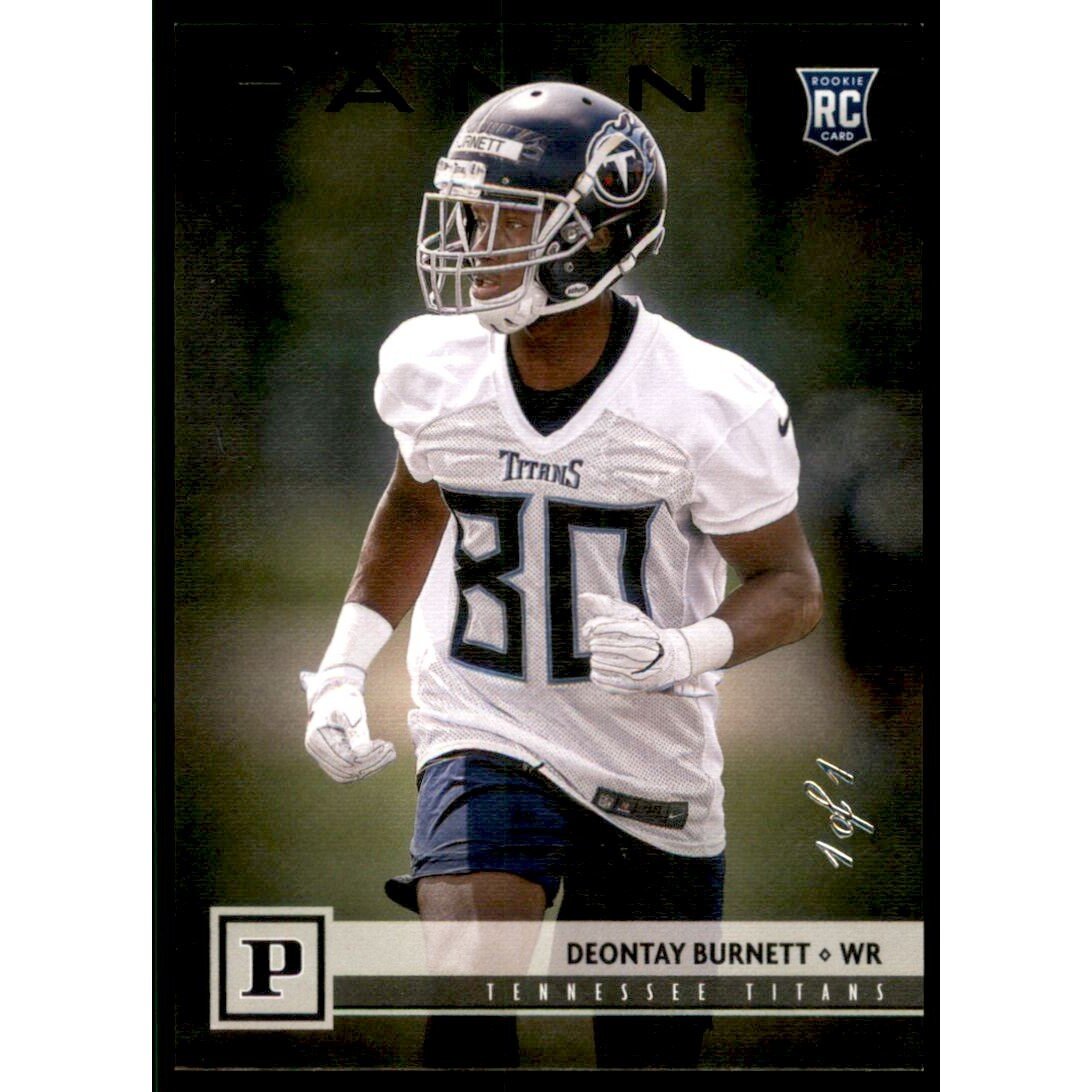 2018 Panini Black Knight #326 Deontay Burnett. rookie card picture