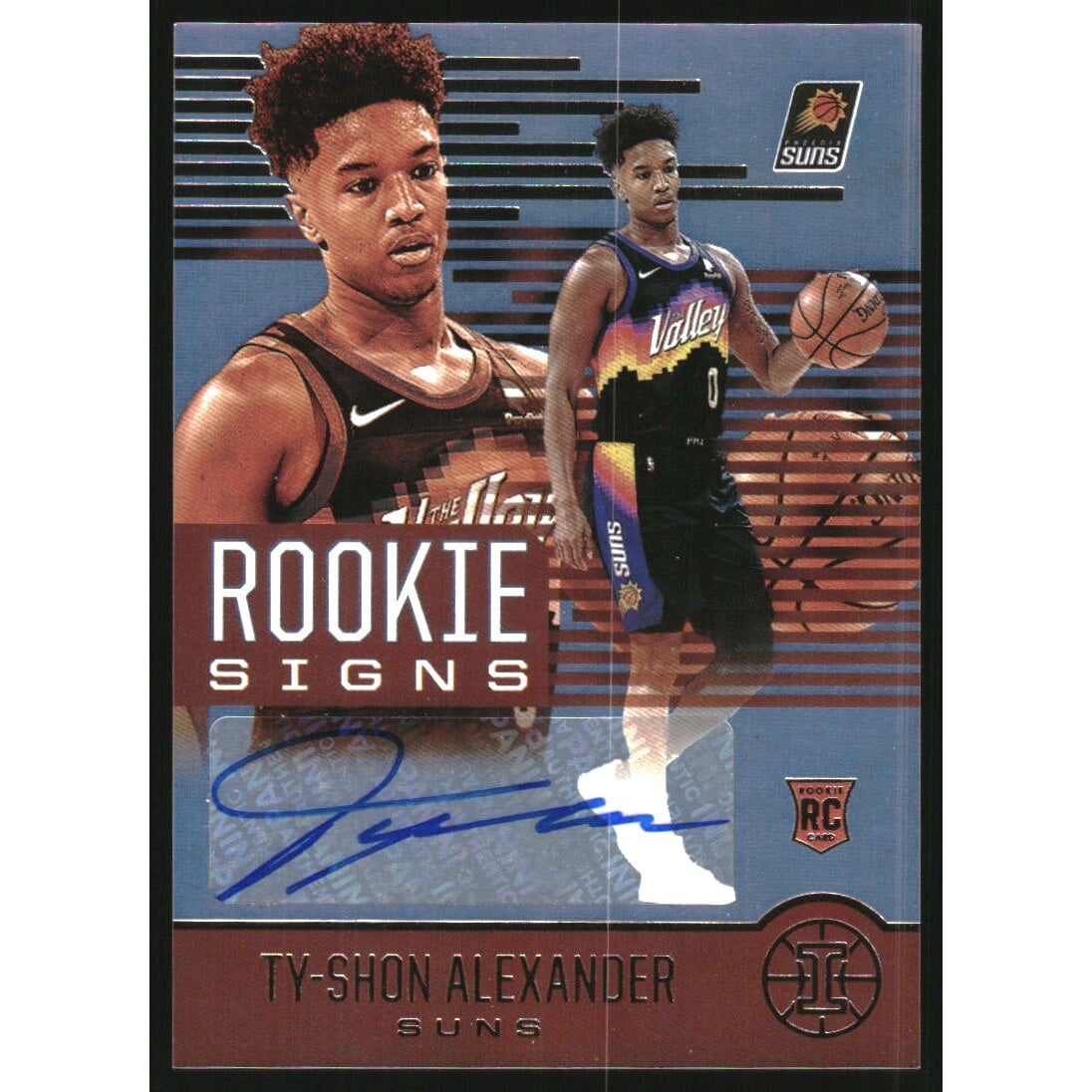 2020-21 Panini Illusions Rookie Signs #35 Ty-Shon Alexander. rookie card picture