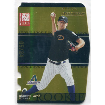 2003 Donruss Elite Extra Edition Status Gold #2 Brandon Webb