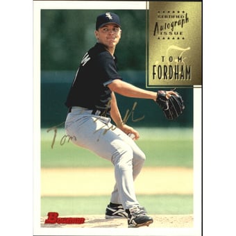 1997 Bowman Certified Gold Ink Autographs #CA26 Tom Fordham