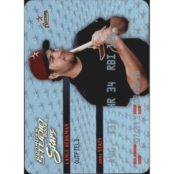 2002 Studio Stars Platinum #32 Lance Berkman