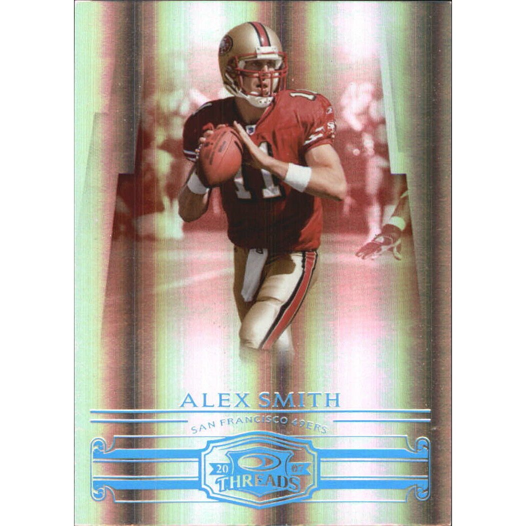 2007 Donruss Threads Platinum Holofoil #117 Alex Smith QB. rookie card picture