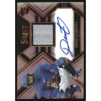 2023 Select Rookie Jersey Autographs Prizms Silver #7 Diego Cartaya