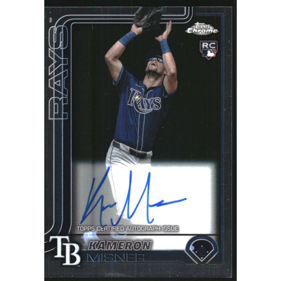 2025 Topps Chrome Rookie Autographs #RAKMI Kameron Misner. rookie card picture