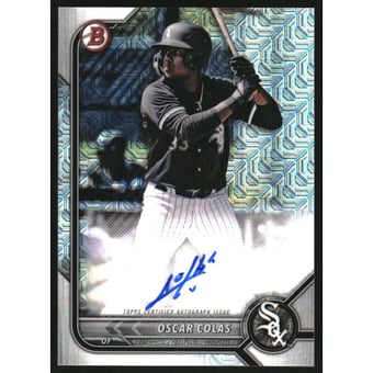 2022 Bowman Chrome Mega Box Autographs #BCMAOC Oscar Colas