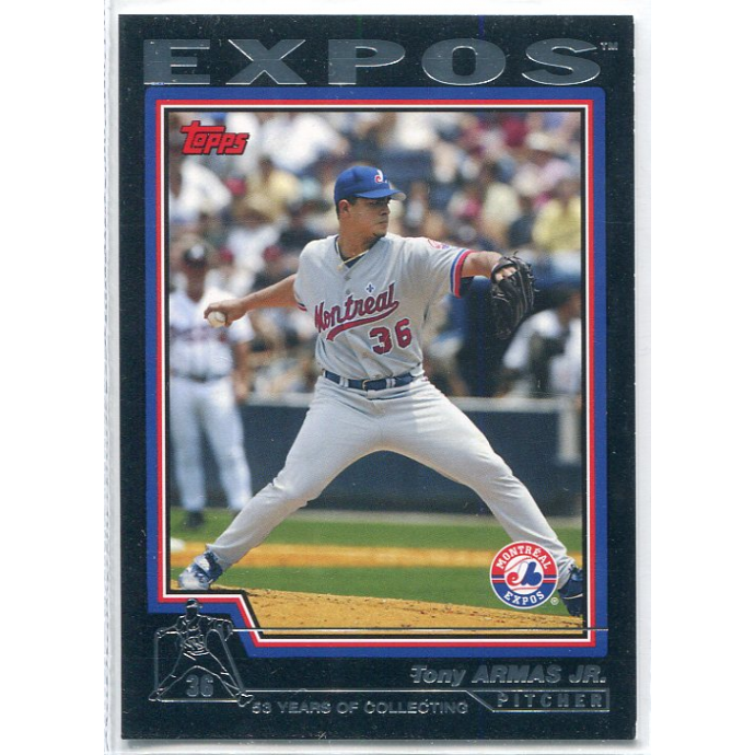 2004 Topps Black #615 Tony Armas Jr.. rookie card picture