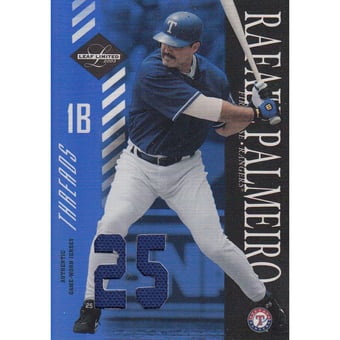 2003 Leaf Limited Threads Number #55 R.Palmeiro Rgr A/25
