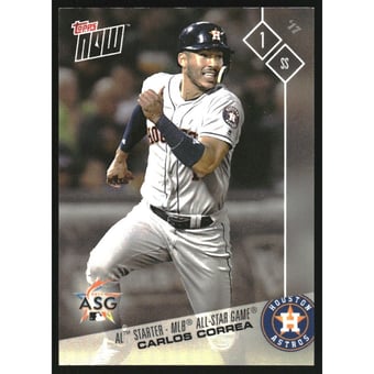 2017 Topps Now AL All Star Team #AS12 Carlos Correa