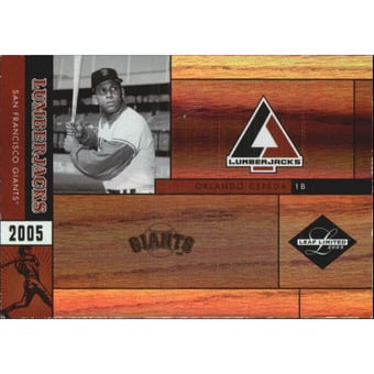 2005 Leaf Limited Lumberjacks Foil #26 Orlando Cepeda