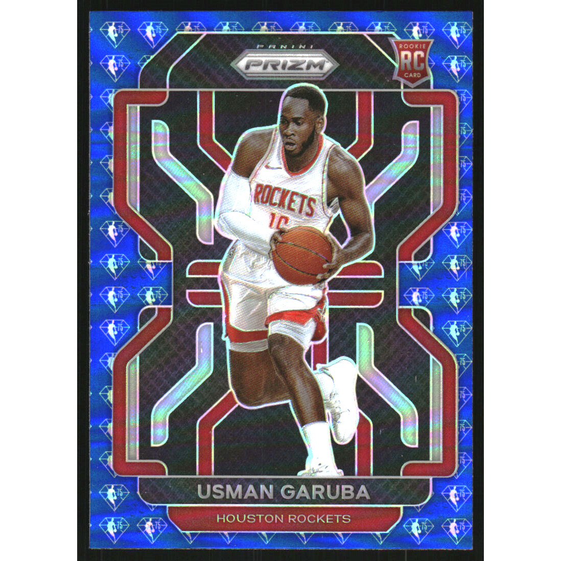2021-22 Panini Prizm Prizms NBA 75th Anniversary #321 Usman Garuba 2021-22 Panini Prizm Prizms NBA 75th Anniversary #321 Usman Garuba