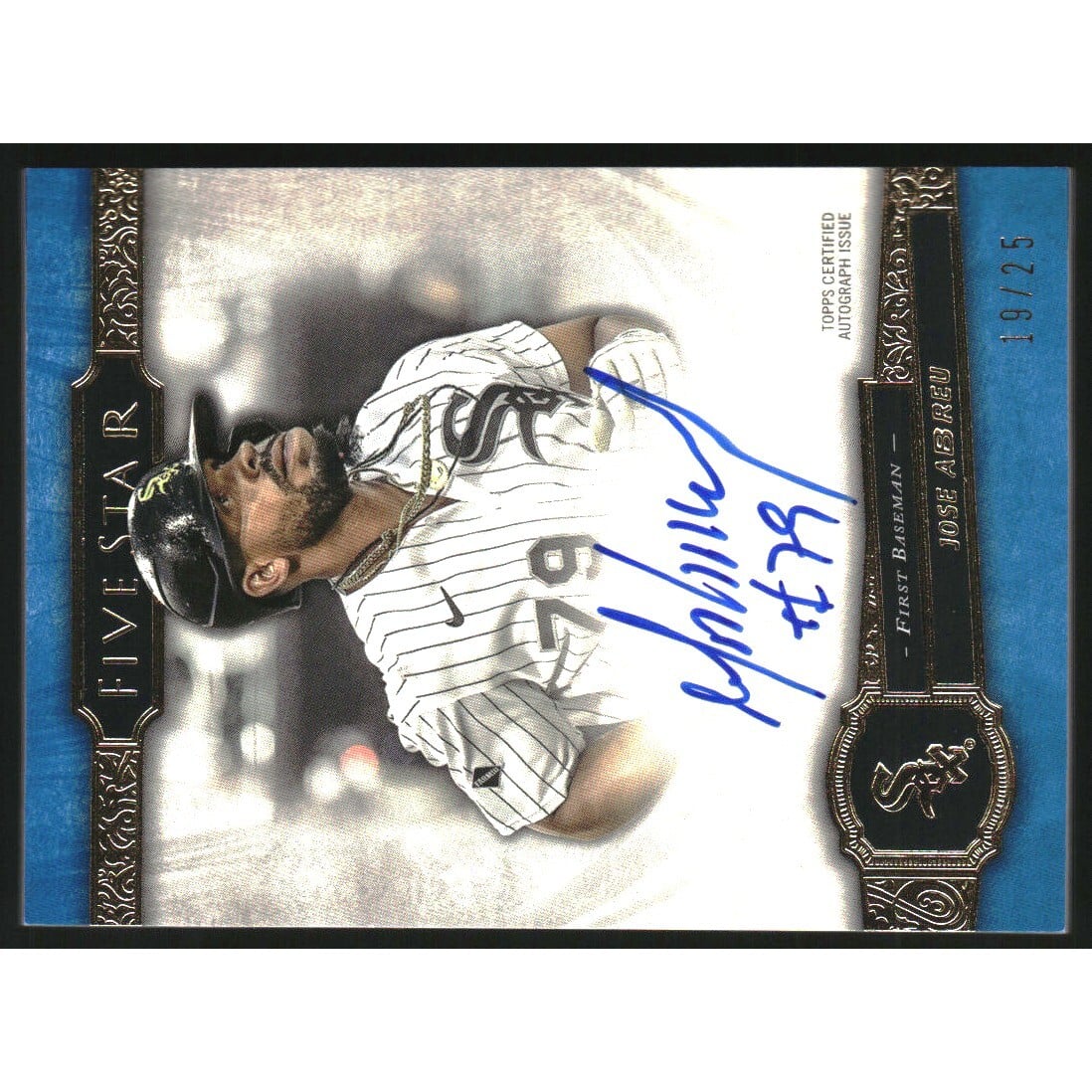 2021 Topps Five Star Autographs Blue #FSAJA Jose Abreu. rookie card picture