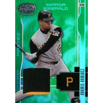 2003 Leaf Certified Materials Mirror Emerald Materials #147 Aramis Ramirez Jsy