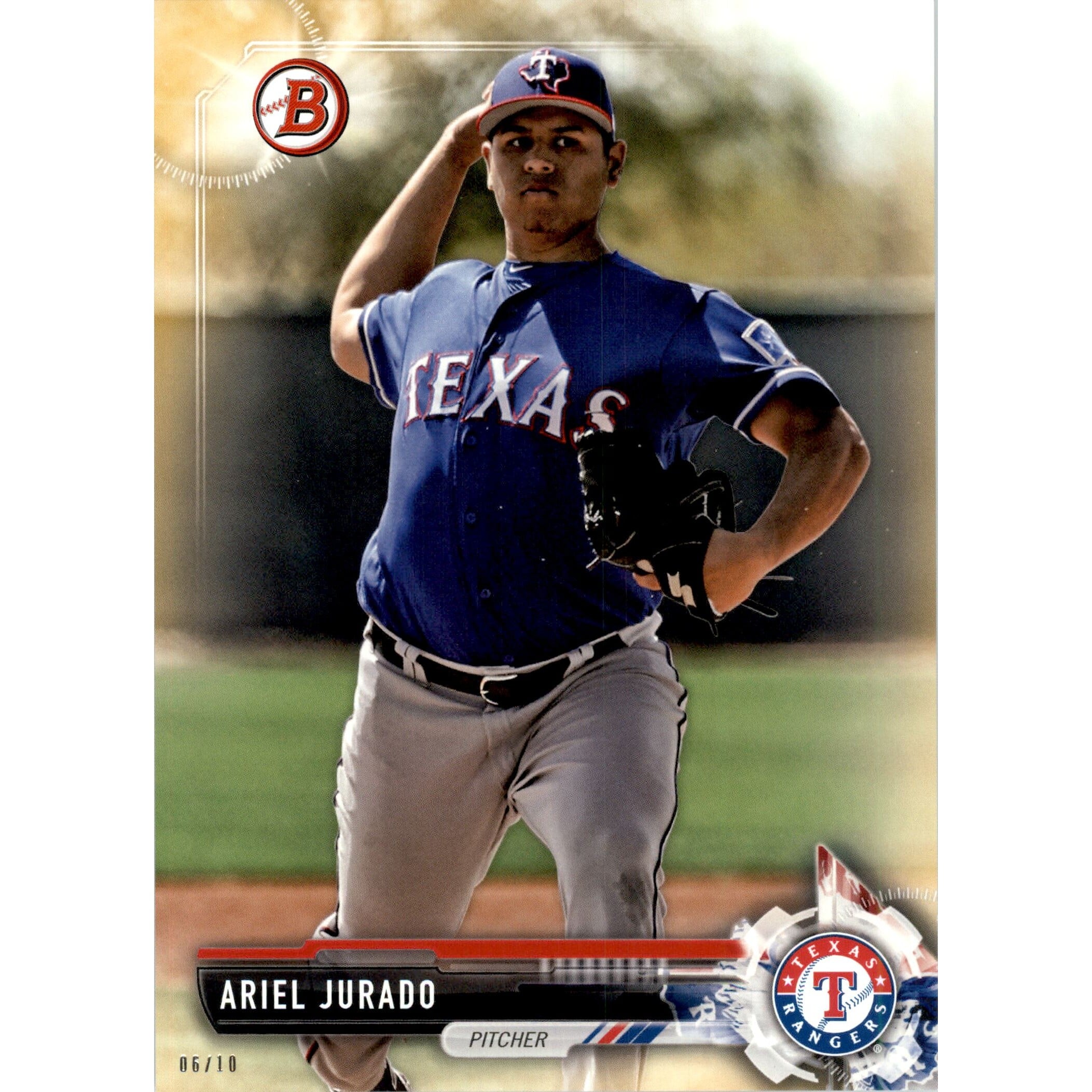 2017 Bowman Draft 5x7 Gold #BD57 Ariel Jurado. rookie card picture