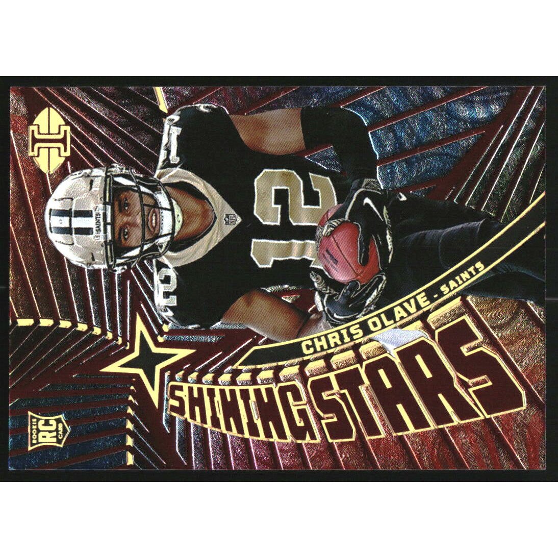 2022 Panini Illusions Shining Stars Red #17 Chris Olave. rookie card picture