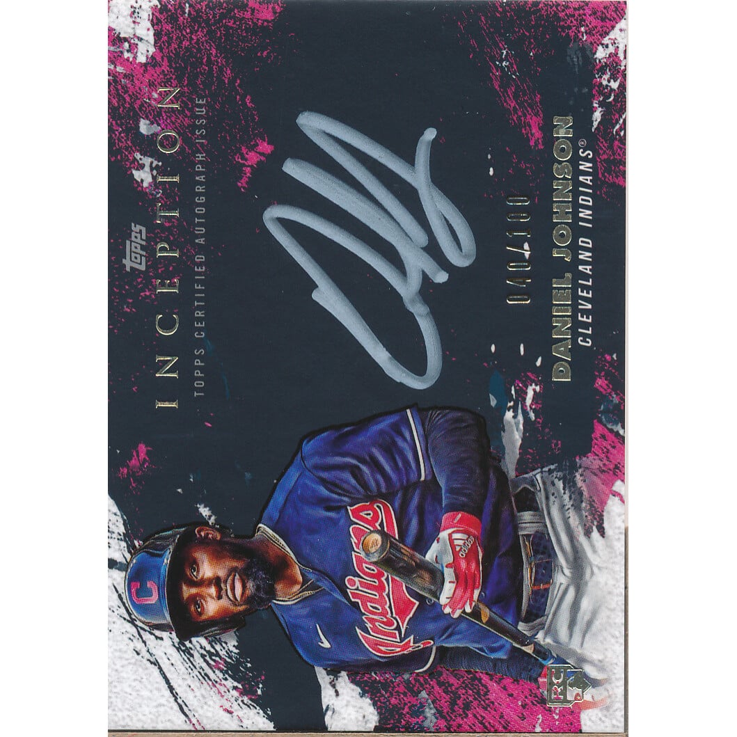 2021 Topps Inception Silver Signings #SSDJ Daniel Johnson/100. rookie card picture
