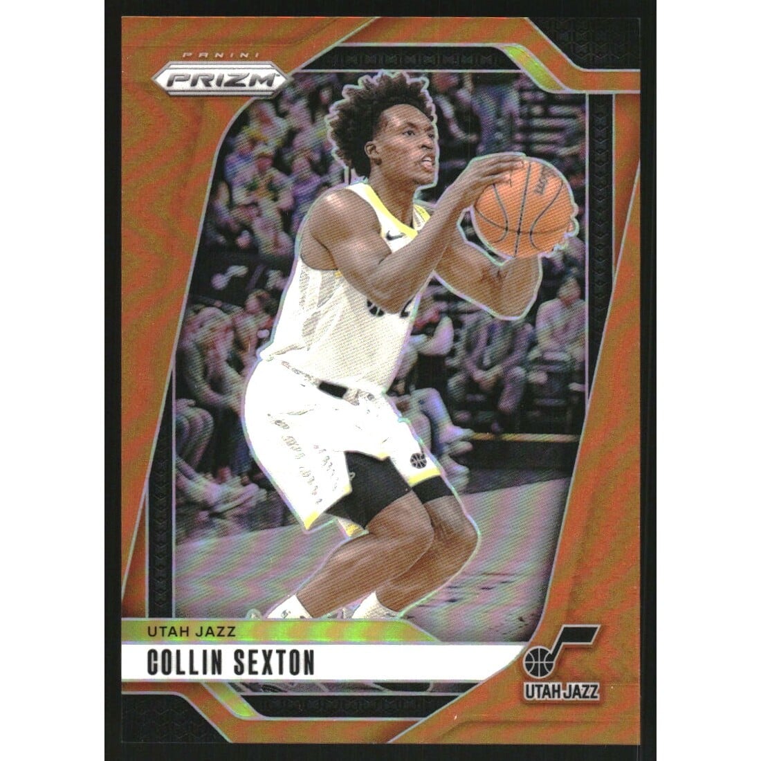 2024-25 Panini Prizm Prizms Orange #151 Collin Sexton. rookie card picture