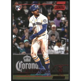 2022 Stadium Club Red Foil #148 Julio Rodriguez