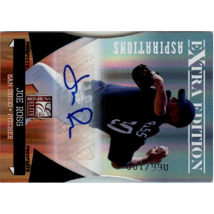 2011 Donruss Elite Extra Edition Prospects Signature Aspirations #P33 Joe Ross. rookie card picture