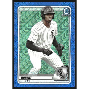 2020 Bowman Chrome Mega Box Prospects Blue Refractors #BCP150 Luis Robert