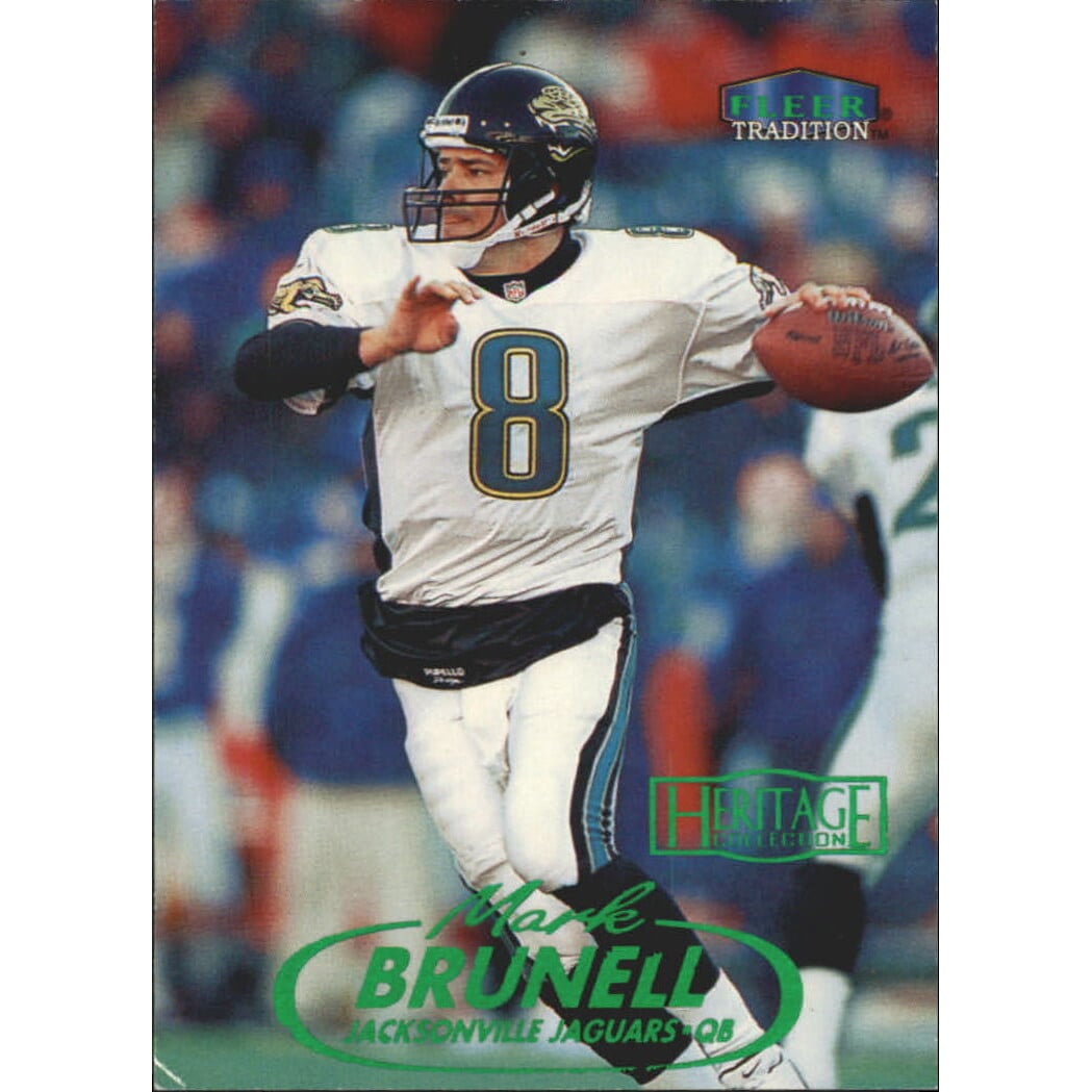 1998 Fleer Tradition Heritage #122 Mark Brunell. rookie card picture
