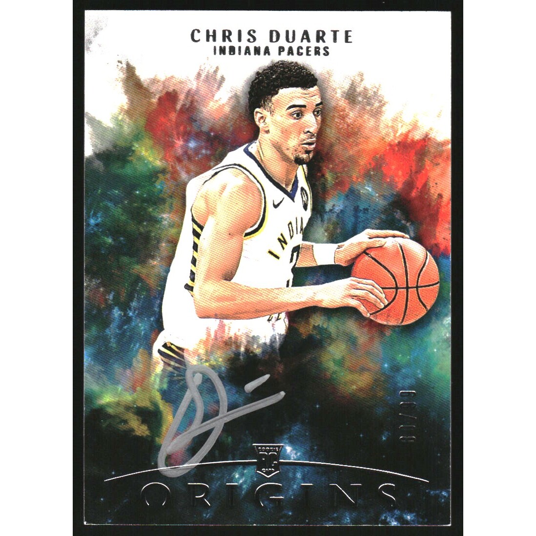 2021-22 Panini Origins Origins Autographs Silver Ink #13 Chris Duarte/99 2021-22 Panini Origins Origins Autographs Silver Ink #13 Chris Duarte/99