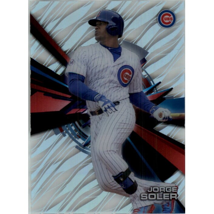 2015 Topps High Tek Home Uniform Photo Variations #HTJSR Jorge Soler/Pinstripes. rookie card picture