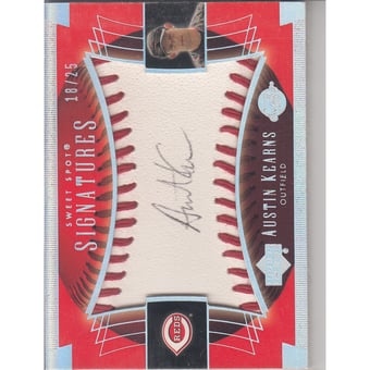 2003 Sweet Spot Signatures Black Ink Holo-Foil #AKAU Austin Kearns