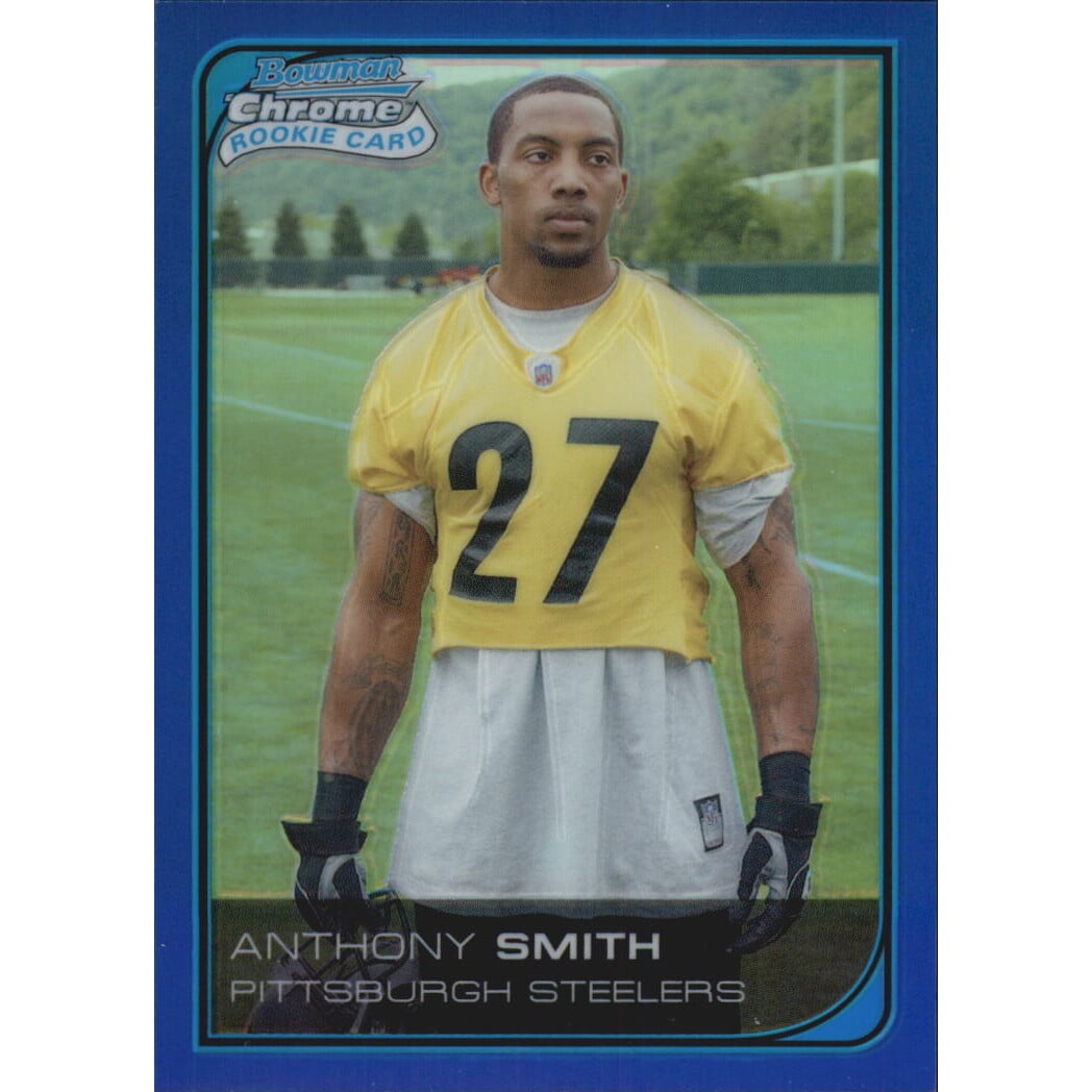 2006 Bowman Chrome Blue Refractors #54 Anthony Smith. rookie card picture