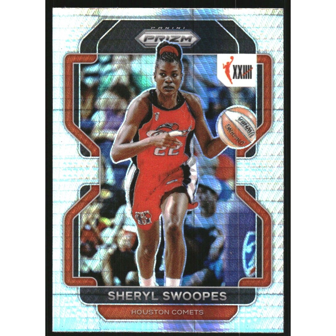 2022 Panini Prizm WNBA Prizms Hyper #176 Sheryl Swoopes W25. rookie card picture