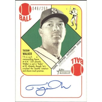 2015 Topps Heritage '51 Collection Autographs #H51ATW Taijuan Walker/250