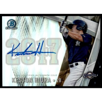 2017 Bowman Chrome Draft Class of '17 Autographs #C17AKH Keston Hiura