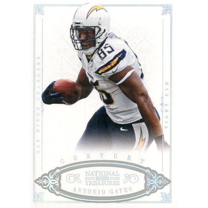 2012 Panini National Treasures Century Silver #80 Antonio Gates