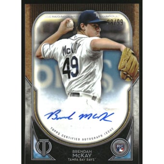 2020 Topps Tribute League Inauguration Autographs #LABM Brendan McKay
